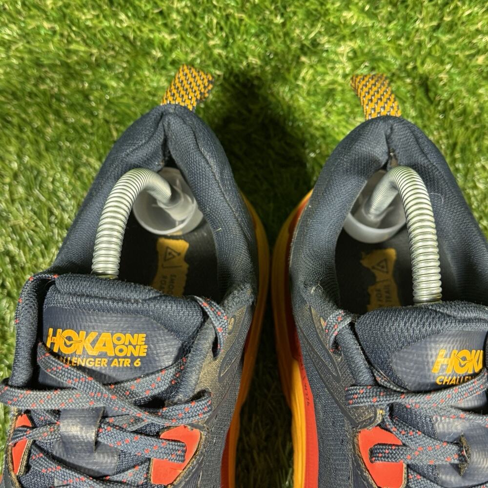 Hoka One One Challenger ATR 6 Men's Shoes Size 9.5D Outer Space/Radiant Yellow - Picture 6 of 10
